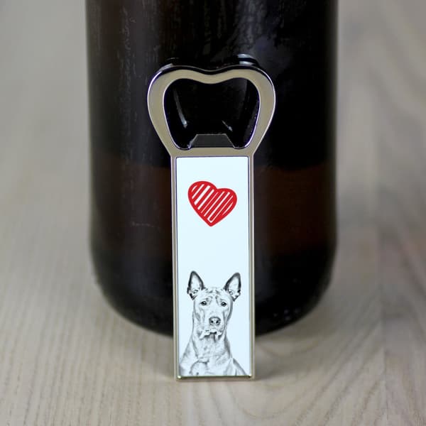 Thai Ridgeback - flasköppnare med en hund, personlig kylöppnare, unik present till en man från Art-Dog