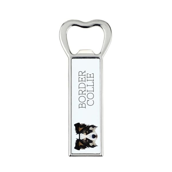 Bordercollie - pullonavaaja, jossa kuva ja merkintä Art-Dog-oluelle