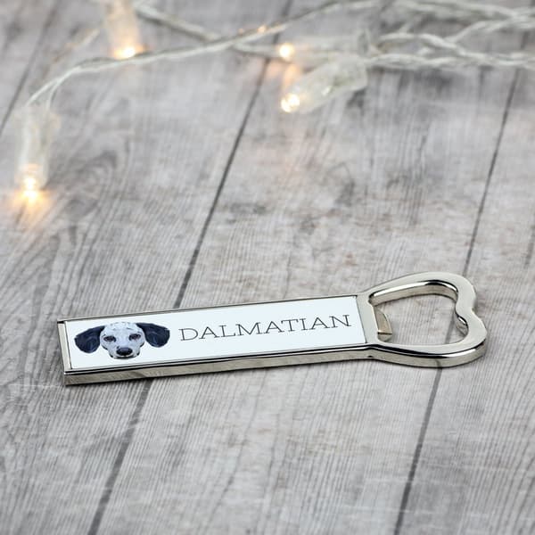 Dalmatian, Dalmatian Pointer - pullonavaaja valokuvalla ja Art-Dog-oluelle