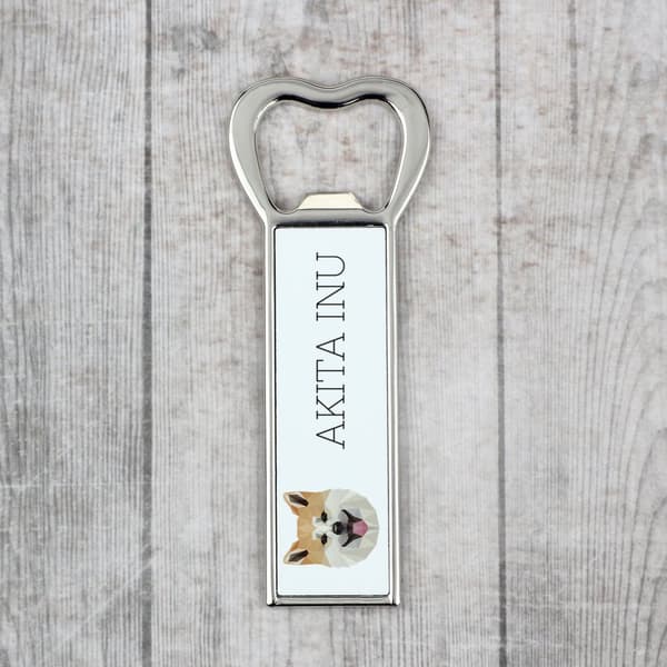 Akita, Akita Inu - pullonavaaja kuvalla ja Art-Dog-oluelle