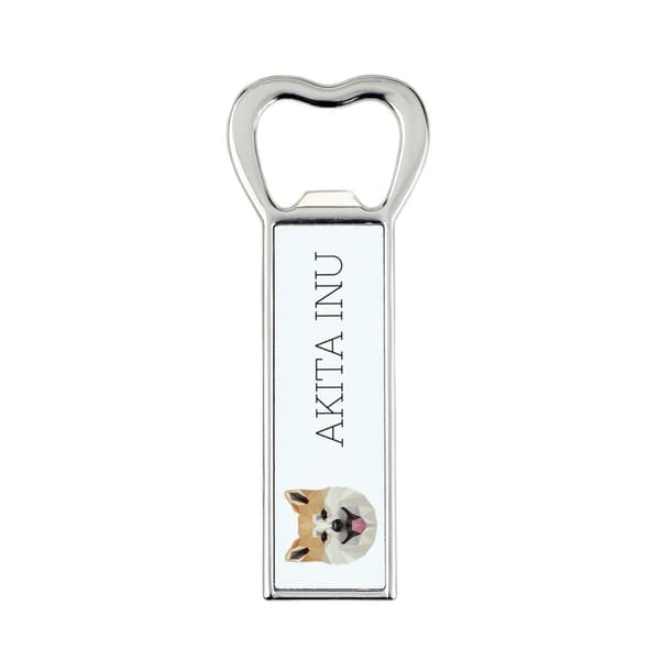 Akita, Akita Inu - pullonavaaja kuvalla ja Art-Dog-oluelle