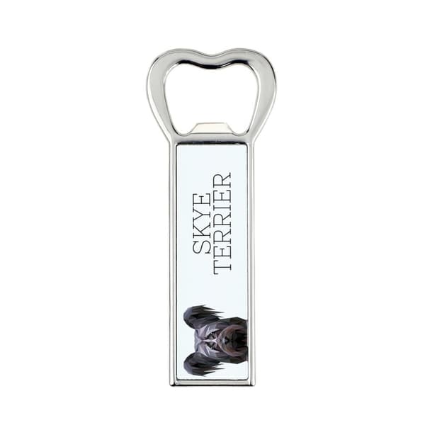 Skye Terrier - pullonavaaja valokuvalla ja Art-Dog-oluelle