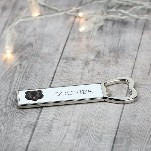Bouvier des Flandres - pullonavaaja valokuvalla ja Art-Dog-oluelle