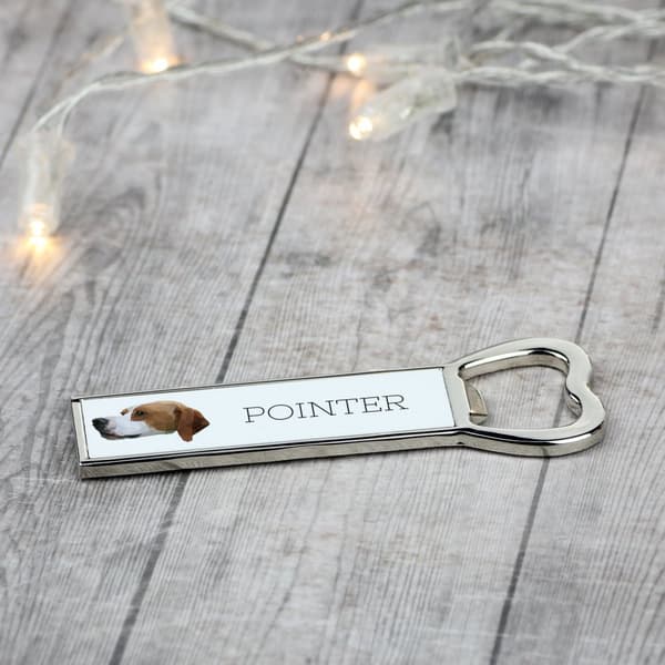 Pointer - pullonavaaja, jossa kuva ja merkintä Art-Dog-oluelle