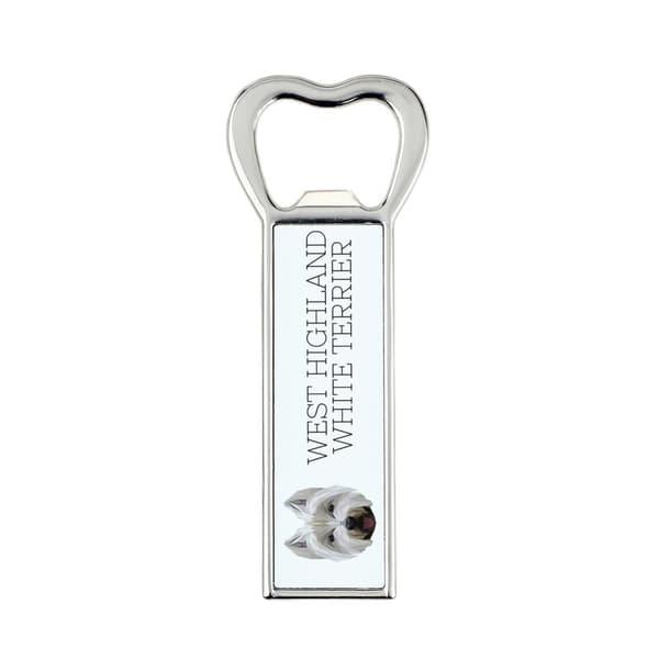 West Highland White Terrier, Westie - pullonavaaja valokuvalla ja Art-Dog-oluelle