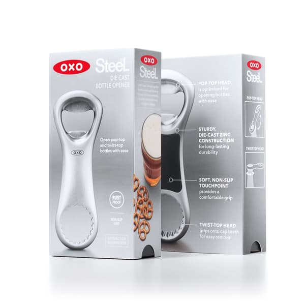 OXO-Metal Die-Cast flaskeåbner