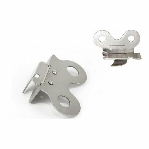Konservöppnare Stål Silvrig 7,3 x 4,6 cm 1,5 mm (12 antal)