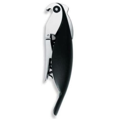 Alessi Parrot svart korkskruv