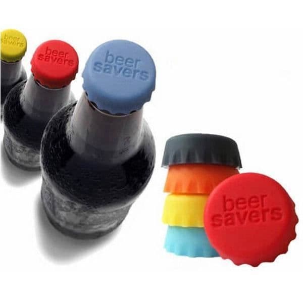 6st/lot Flasklock Candy Color Silikonlock Beer Savers tätande propp vinkorkar kryddor-färg