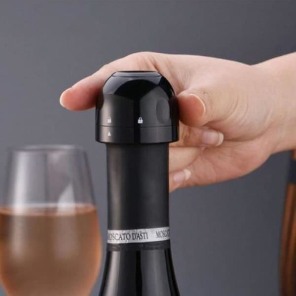 Korkskruv, Mini Portabel Cava Försegling Tom Champagnepropp Rödvinsflaskpropp Silikonpropp - 1st Typ