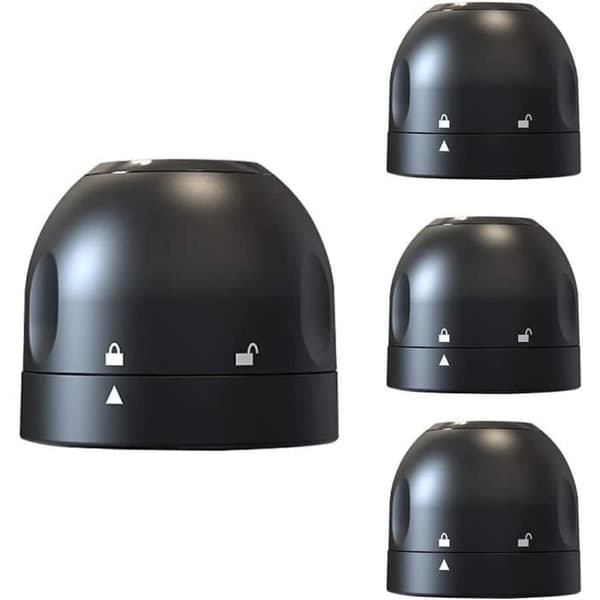 4-pack champagnepropp, återanvändbar mousserande vinpropp, silikonförseglad vinflaskpropp, tillbehör A195