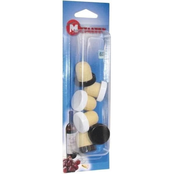 Propp med plastlock - METALTEX - Korkkropp - Beige färg - Hållbar och praktisk