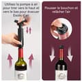 Miniatyrbild 4 av 4: Manuell vinpumps TD® med 4 vinproppar vakuumpump för vin vakuumpump för vin för förvaring av rödvin