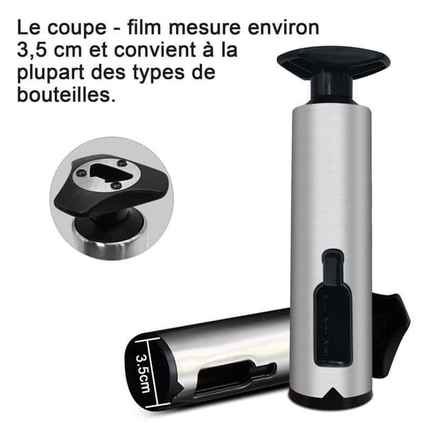 Bouchon flaska - doseringspropp Ebuyfire - vinöppnare set