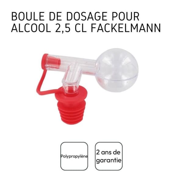 Bouchon doser kula 2,5 cl Fackelmann
