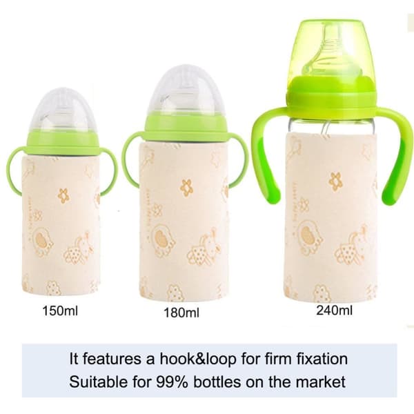 Babyflaskevarmer Flaskevarmer usb Gul