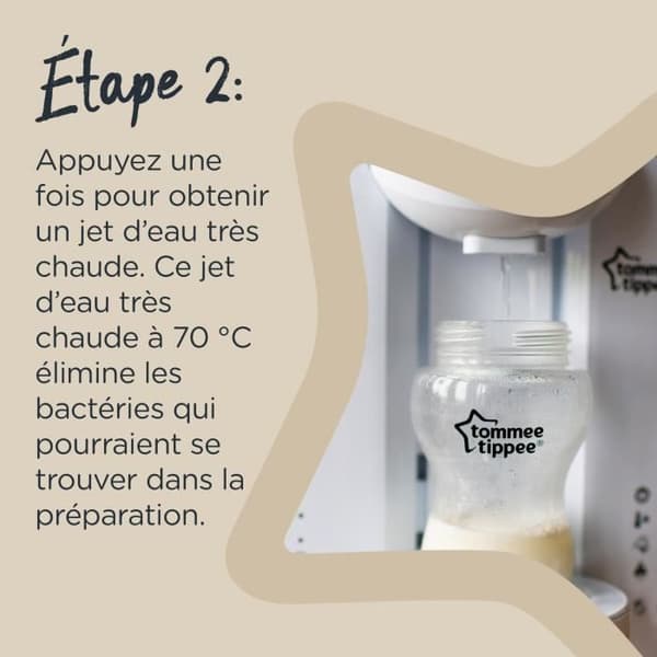 TOMMEE TIPPEE Perfect Prep - flaskvarmare - ny hot shot-funktion - vit