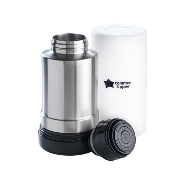TOMMEE TIPPEE Termos Travel Baby Flaskvärmare Rostfritt stål, Vit