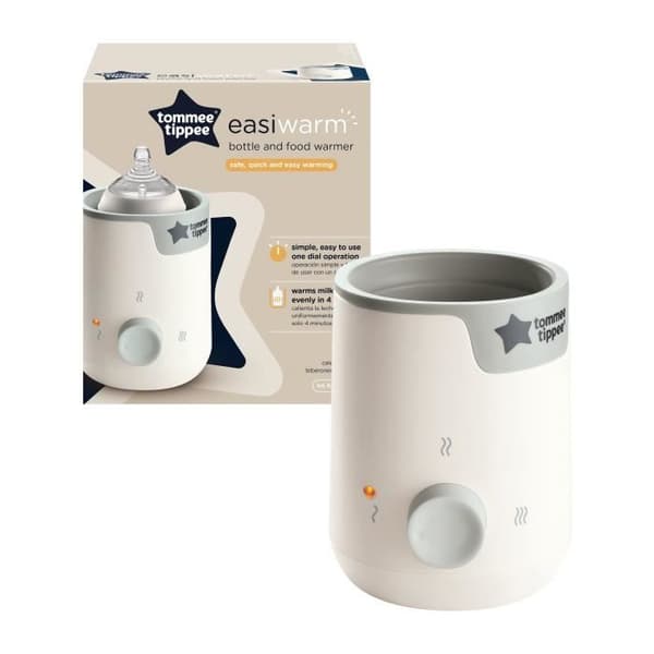 Tommee Tippee - Vit elektrisk babyflaskvärmare