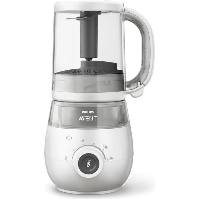 PHILIPS AVENT SCF883/01 4-i-1 matberedare - Grå