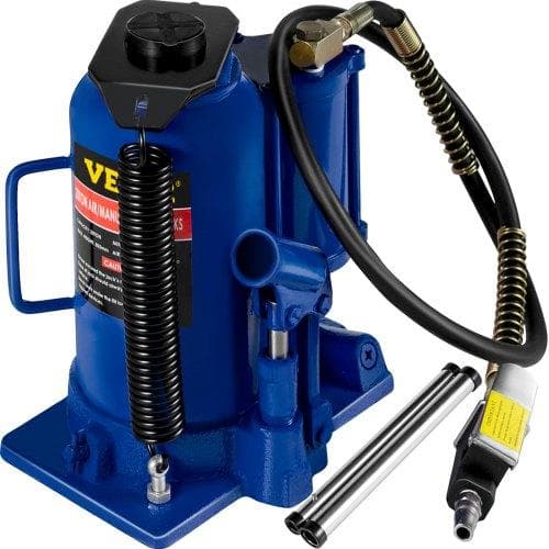 20 ton pneumatisk luft hydraulisk flaska jack w/ manuell handpump bil van truck Storbritannien