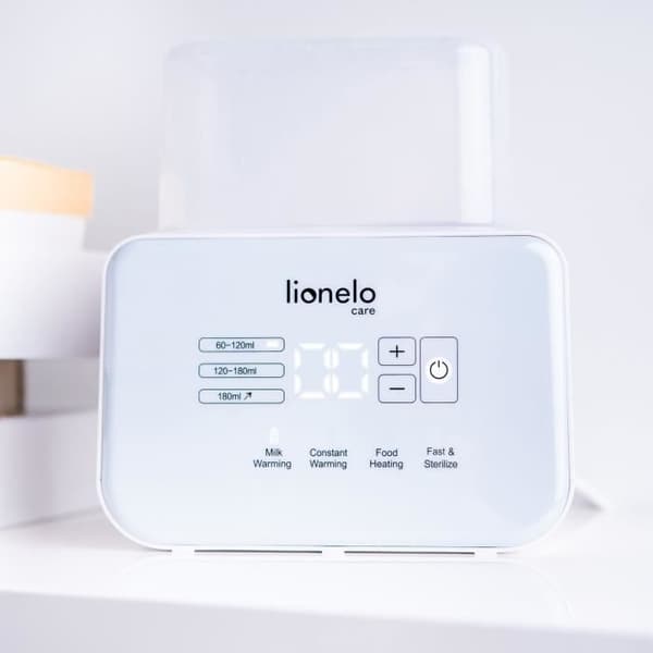 Lionelo Thermup Double White 6-i-1 flaskvärmare