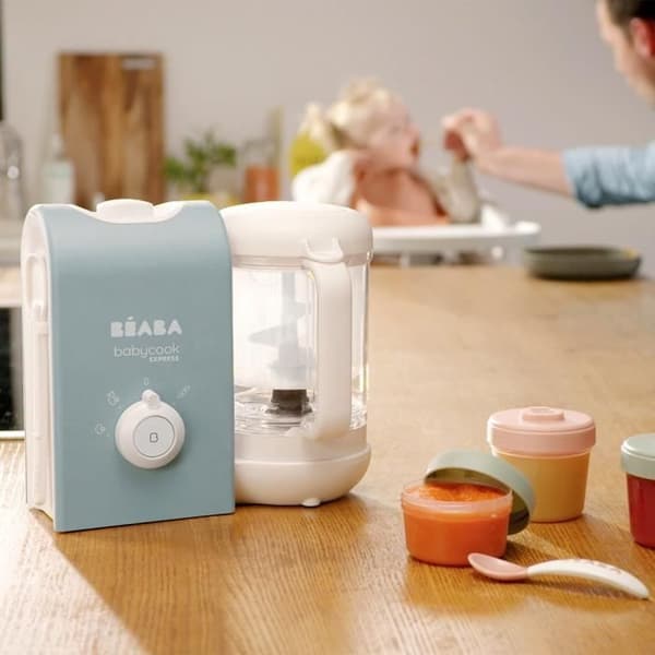 BEABA, Babycook express, babyrobot, 4 i 1 mixer-spis, Baltic blue