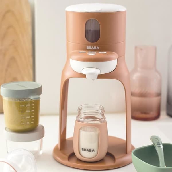 BÉABA - Bib'Expresso - Flaskvärmare / Puréberedare - Exakt Temperatur - Omedelbar - Vattenbad - Terrakotta