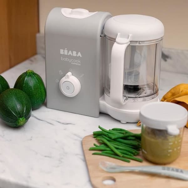 BEABA, Babycook express, babyrobot, 4 i 1 mixer-spis, sammetsgrå