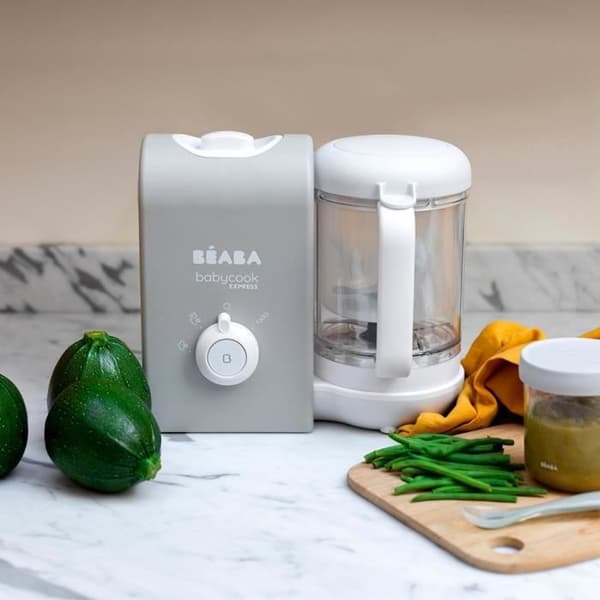BEABA, Babycook express, babyrobot, 4 i 1 mixer-spis, sammetsgrå