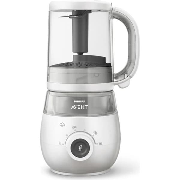 4 i 1 spis-mixerrobot - PHILIPS AVENT - SCF883/01 - Kapacitet 1000ml - Blandningseffekt 400W - Grå