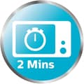 Miniatyrbild 2 av 5: Mikrovågsugnsterilisator - PHILIPS AVENT - Snabb ånga - Blå/Vit - Steriliserar på 2 min - Kompakt design