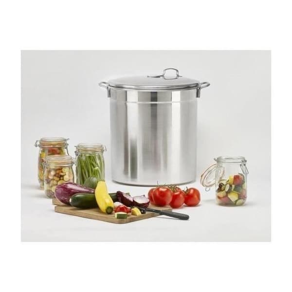 GUILLOUARD - Sterilisator - cateringfirma - 2 i 1 - 37 L / 12 burkar på 1L - Rostfritt stål