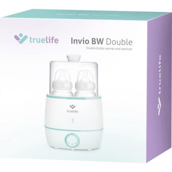 Truelife InvioBWDuble elektrisk flaskvärmare - Vit och grön - Unisex - Hemma