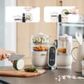 Miniatyrbild 6 av 6: Babymoov Robot Cuiseur Bébé Nutribaby(+) - 6 i 1 - Ångkokare/Mixer - Stor kapacitet 2,2L, Mineral beige