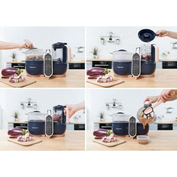 BABYMOOV - Nutribaby(+) XL Multifunktionsrobot för barn Stor kapacitet
