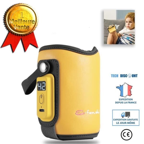 TD® Multi-speed USB Termostat Uppvärmning Mjölkflaskvärmare Konstant temperaturisolering Baby Portable Bubble Milk