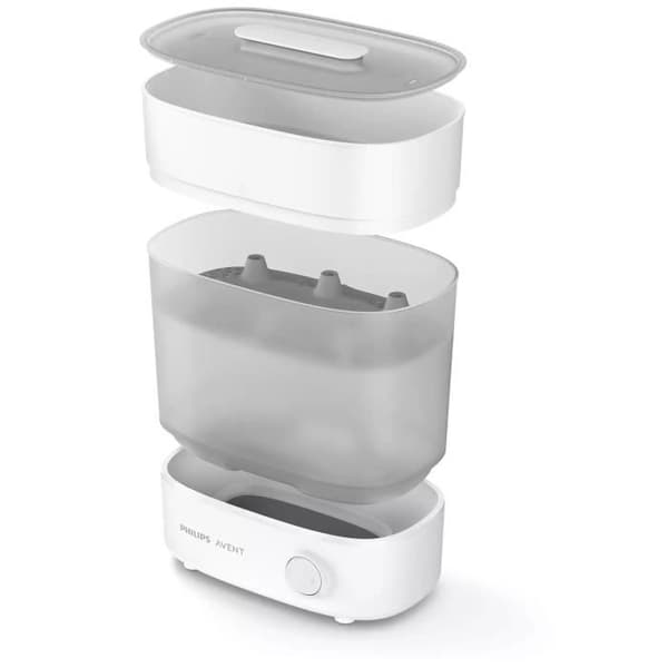 Philips Avent Sterilizer, Sterilizing flaskor eller nappar är en daglig ritual för unga föräldrar