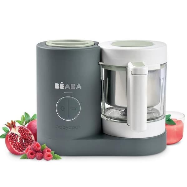 BEABA - Babycook Néo Robot Cuiseur Bébé 6 i 1 Grå Mineral