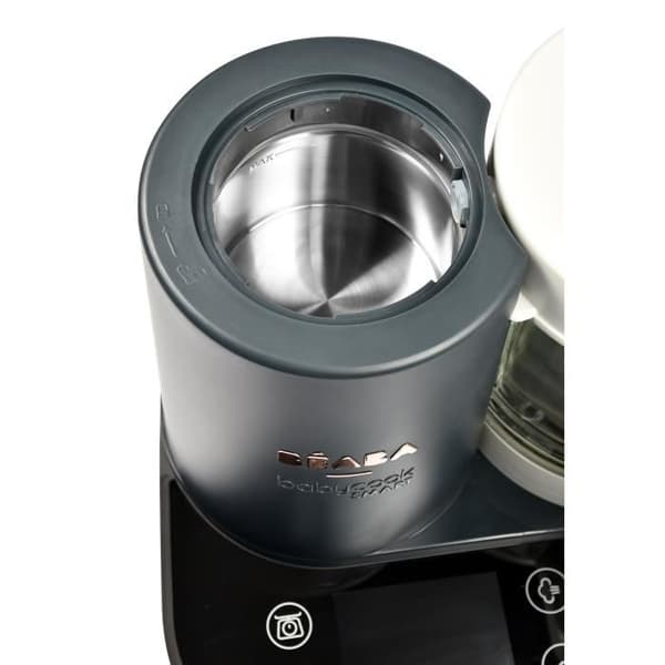 BEABA Babycook smart - ansluten - glasskål 1250 ml - antracitgrå