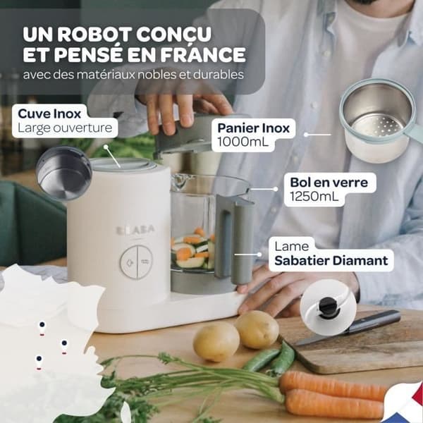 Babyförberedningsrobot Beaba BABYCOOK NEO WHITE 9145223