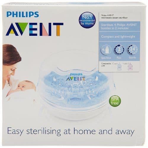 Philips AVENT Philips - Avent mikrovågssterilisator, 4 flaskor på 3 minuter - SCF281/02