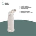 Miniatyrbillede 3 af 6: Moov & Feed bærbar flaskevarmer - BABYMOOV - 340ml - mineralbeige - Temperaturindstilling - Holder varm