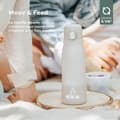 Miniatyrbillede 2 af 6: Moov & Feed bærbar flaskevarmer - BABYMOOV - 340ml - mineralbeige - Temperaturindstilling - Holder varm