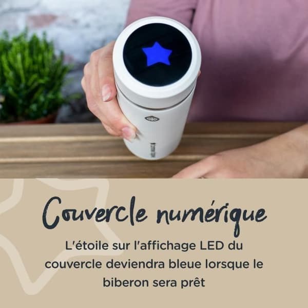 TOMMEE TIPPEE Goprep, 2-minuters flaskförberedelsekit, kyltermos, LED-display