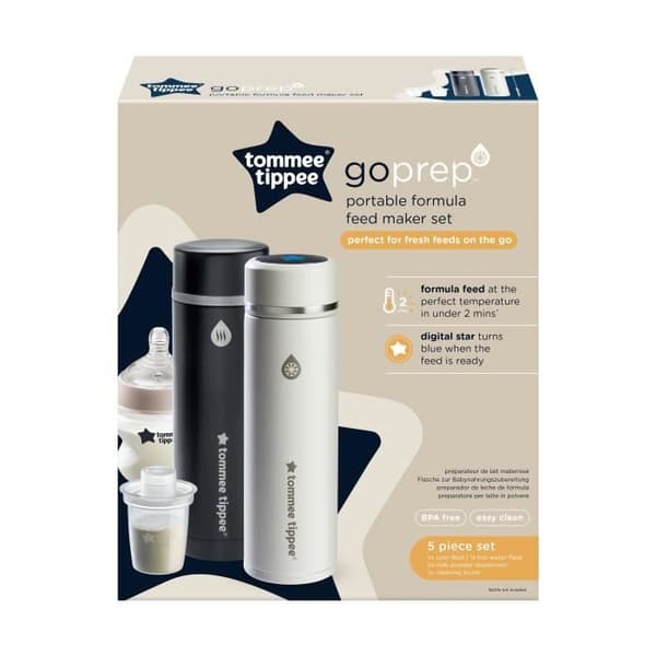 TOMMEE TIPPEE Goprep, 2-minuters flaskförberedelsekit, kyltermos, LED-display