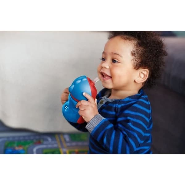 Avent Straw Cup Röd Blå 200ml