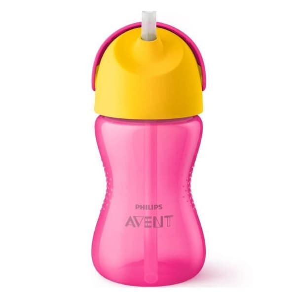 Avent Straw Cup +12 månader Rosa 300ml