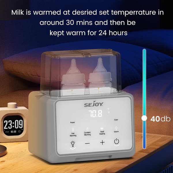 Babymatsvärmare, Snabb uppvärmning på 5 minuter, Multifunktionell design,220V