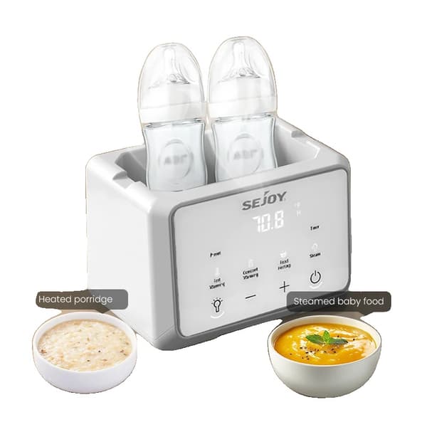 Babyflaskevarmer, Hurtig opvarmning på 5 minutter, Multifunktionelt design,220V